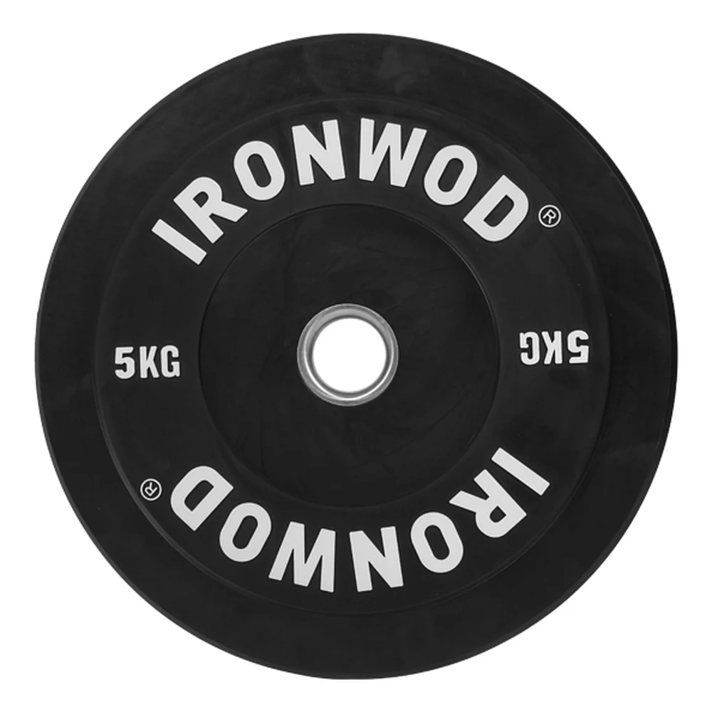 IRONWOD Black Bumper Plates