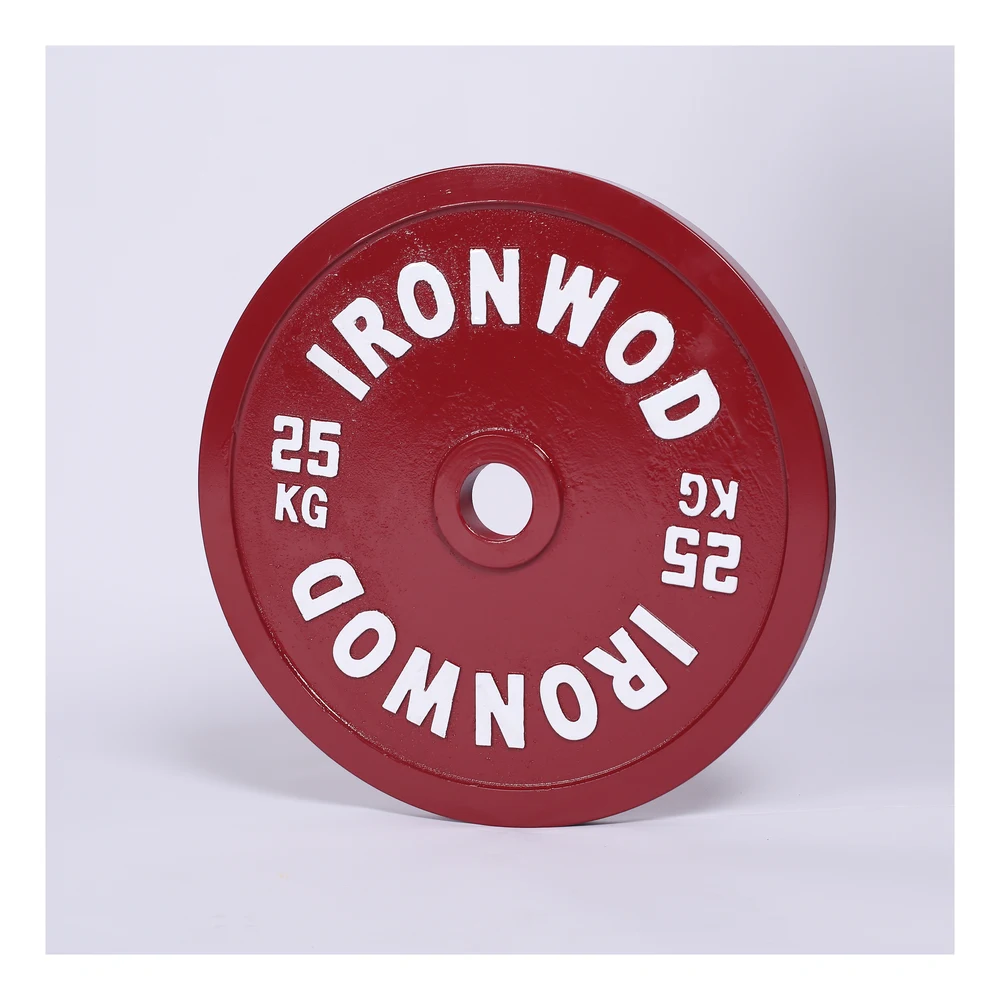 IRONWOD Calibrated Powerlifting Plates - detail view