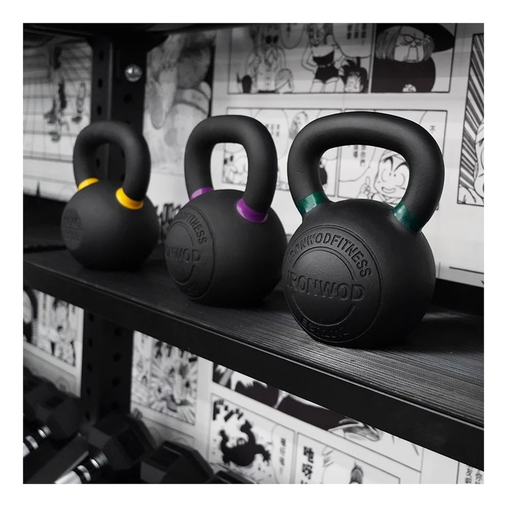 IRONWOD Cast-Iron Kettlebell - detail view