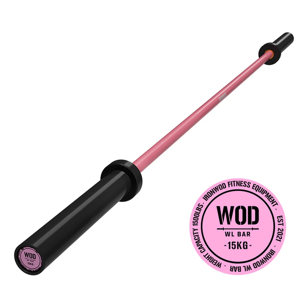 IRONWOD Ceramic Colour Weightlifting Bar - detail view