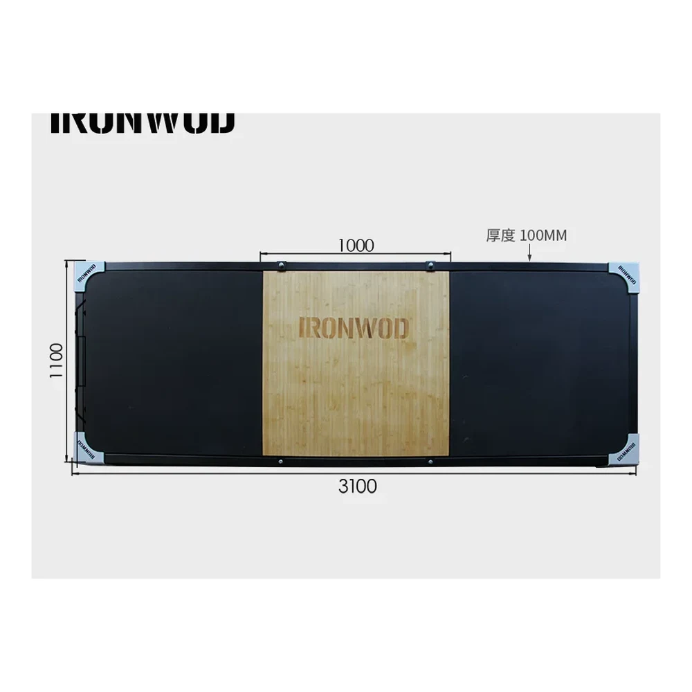 Narrow (3 × 1 m · 10 cm buffered)