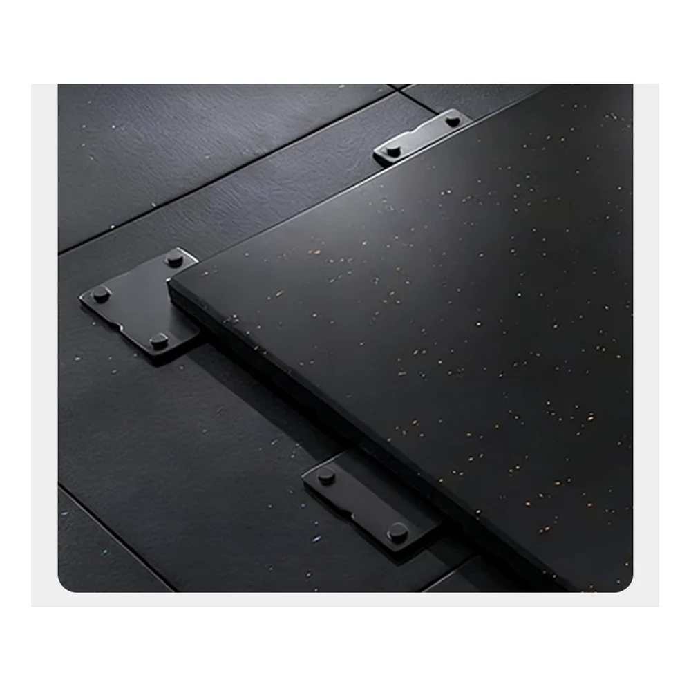 IRONWOD Eco Rubber Tile (Black) - detail view