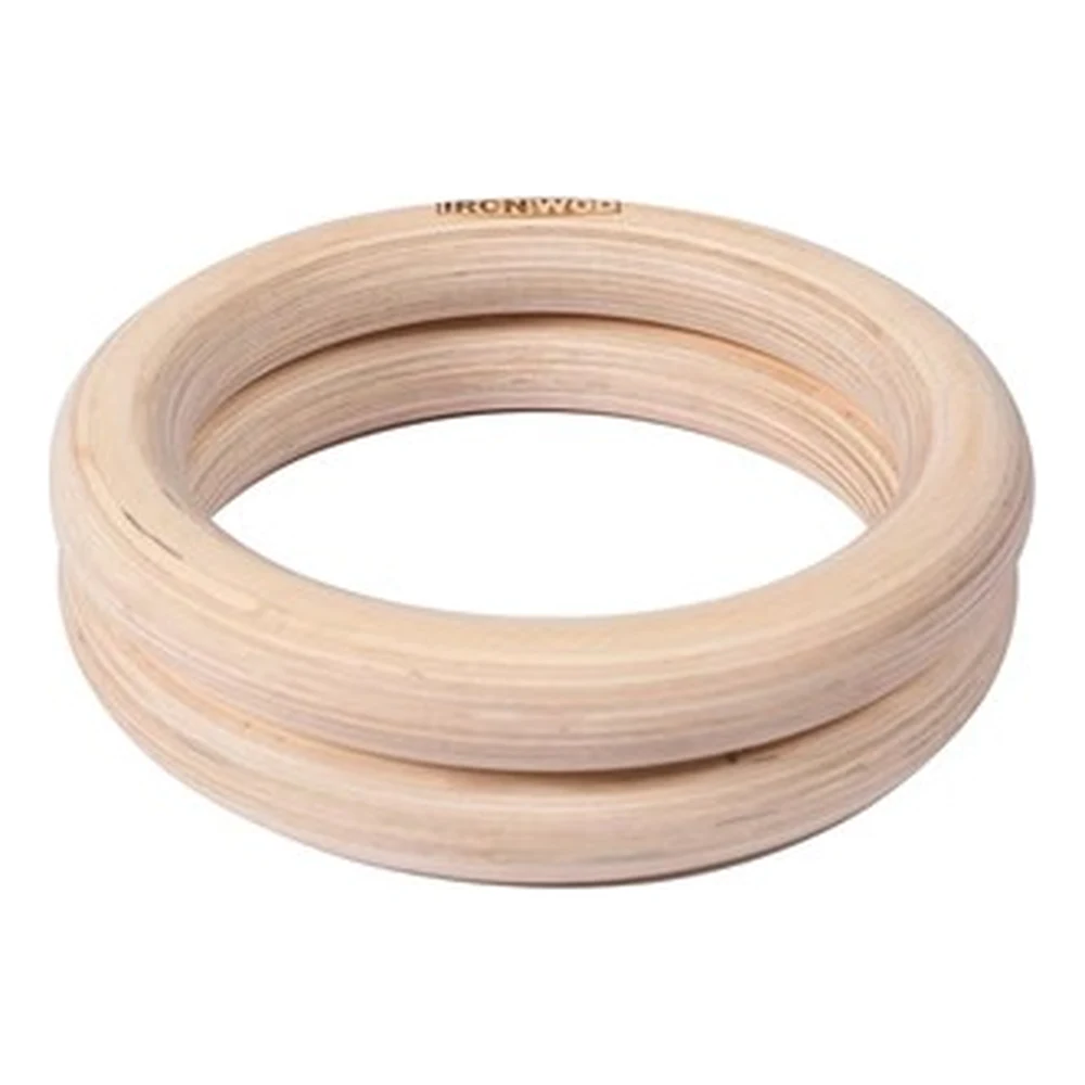 IRONWOD Wood Gym Rings