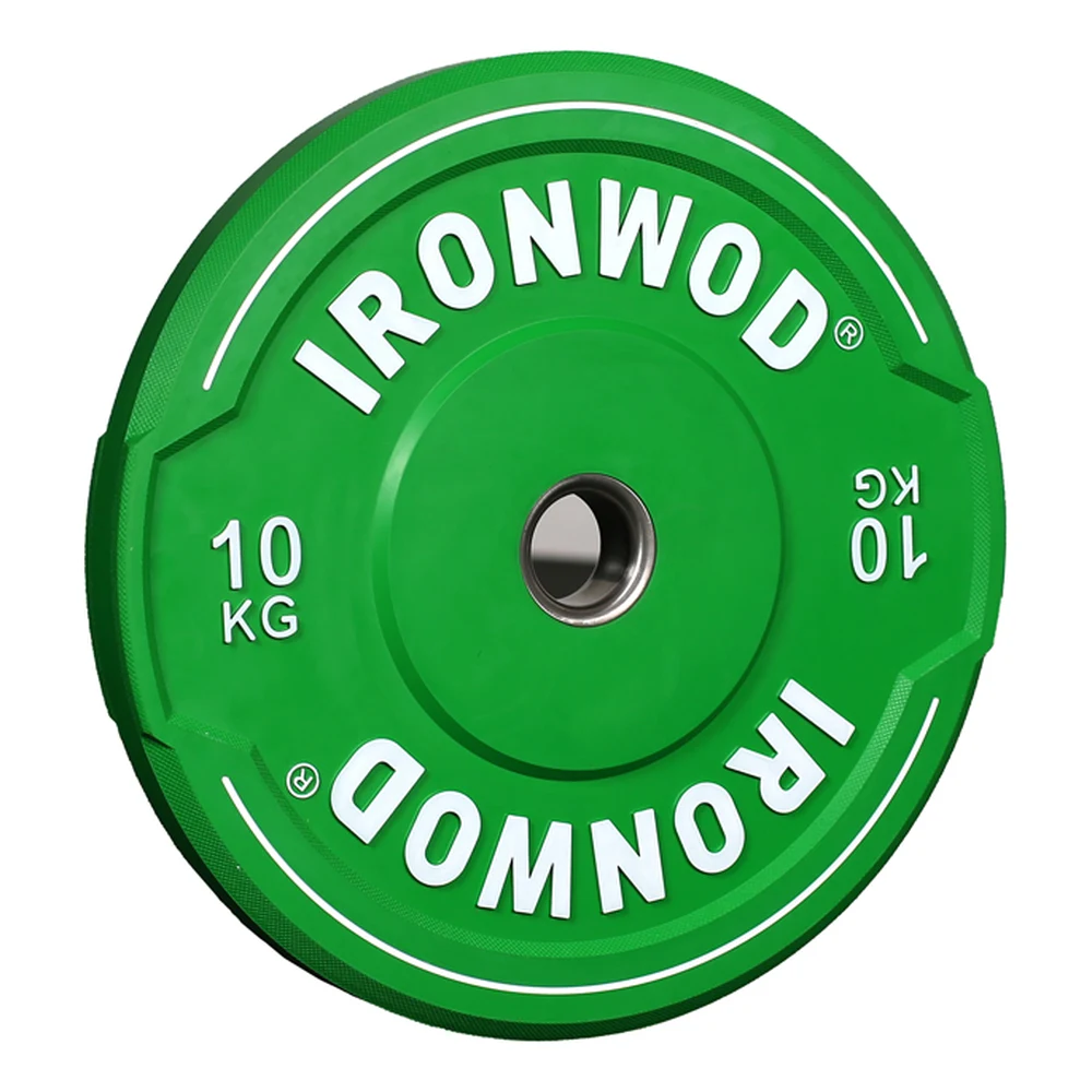 IRONWOD Hand-Grip Bumper Plates - detail view