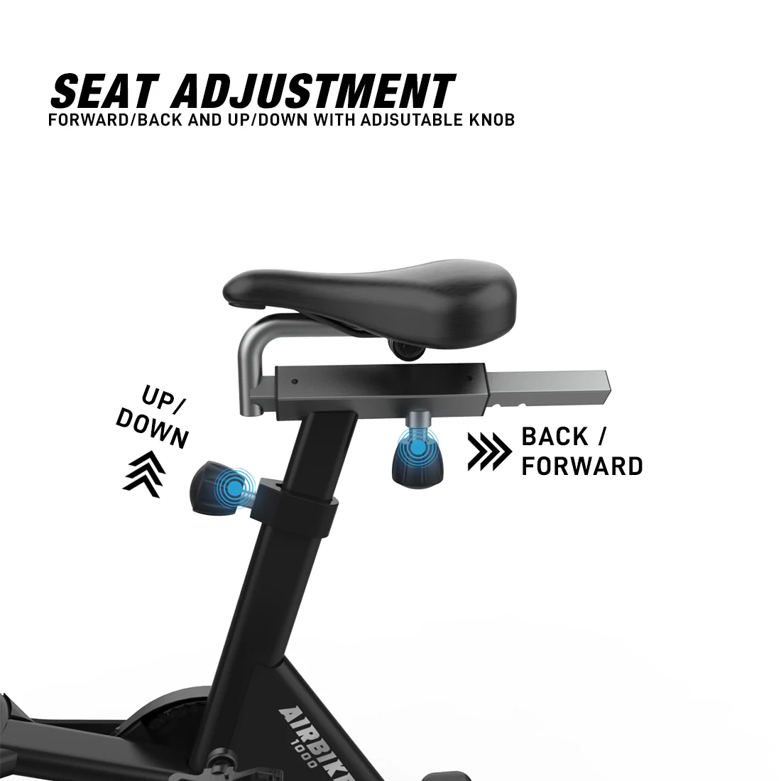 XEBEX Air Bike 1000 - detail view