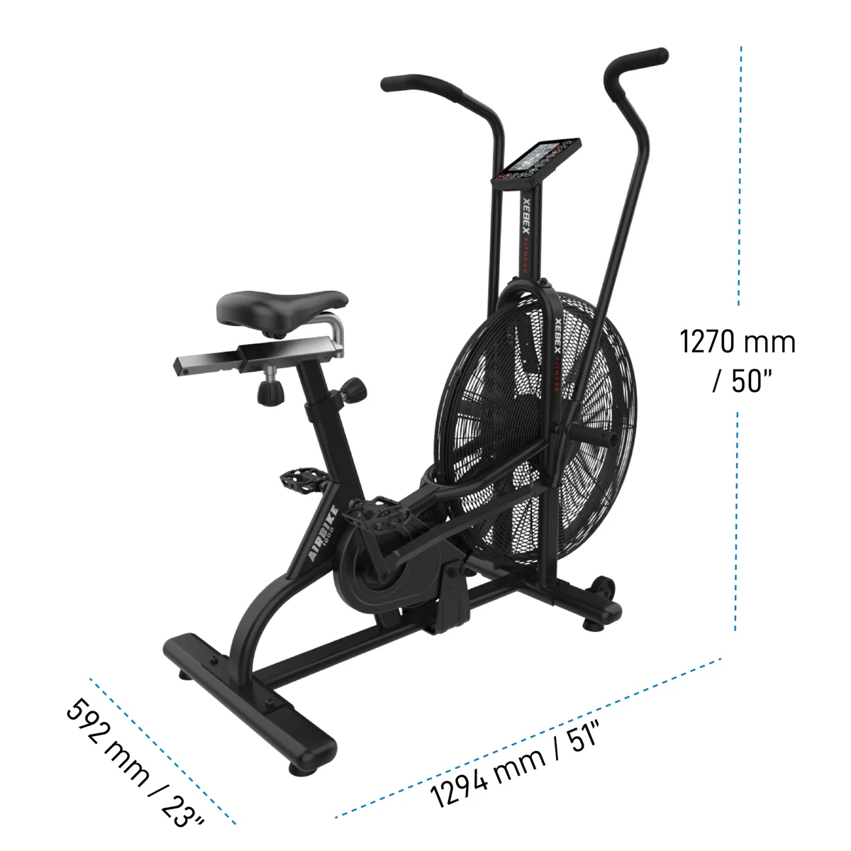 XEBEX Air Bike 1000 - detail view