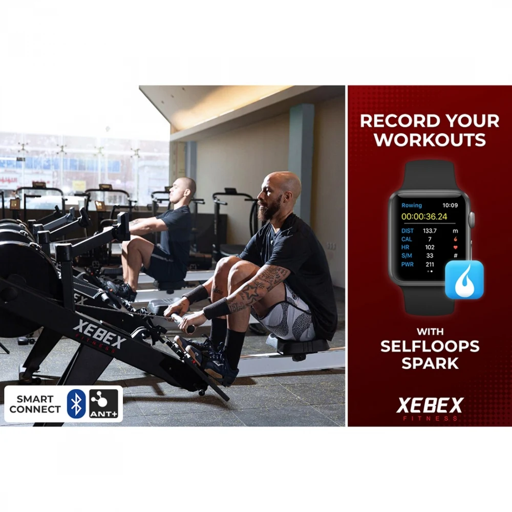 XEBEX Air Rower 2.0 - detail view