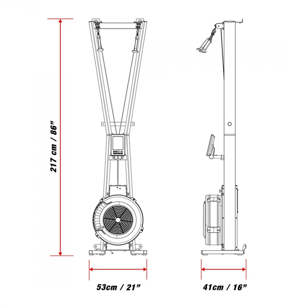 XEBEX AirPlus Ski Trainer Smart Connect - detail view