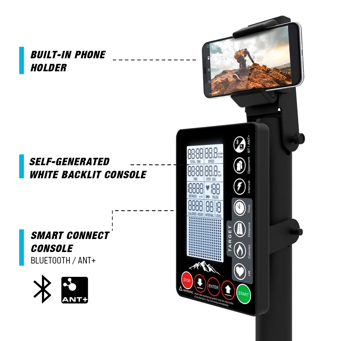 XEBEX Vertical Climber 3.0 Smart Connect - detail view
