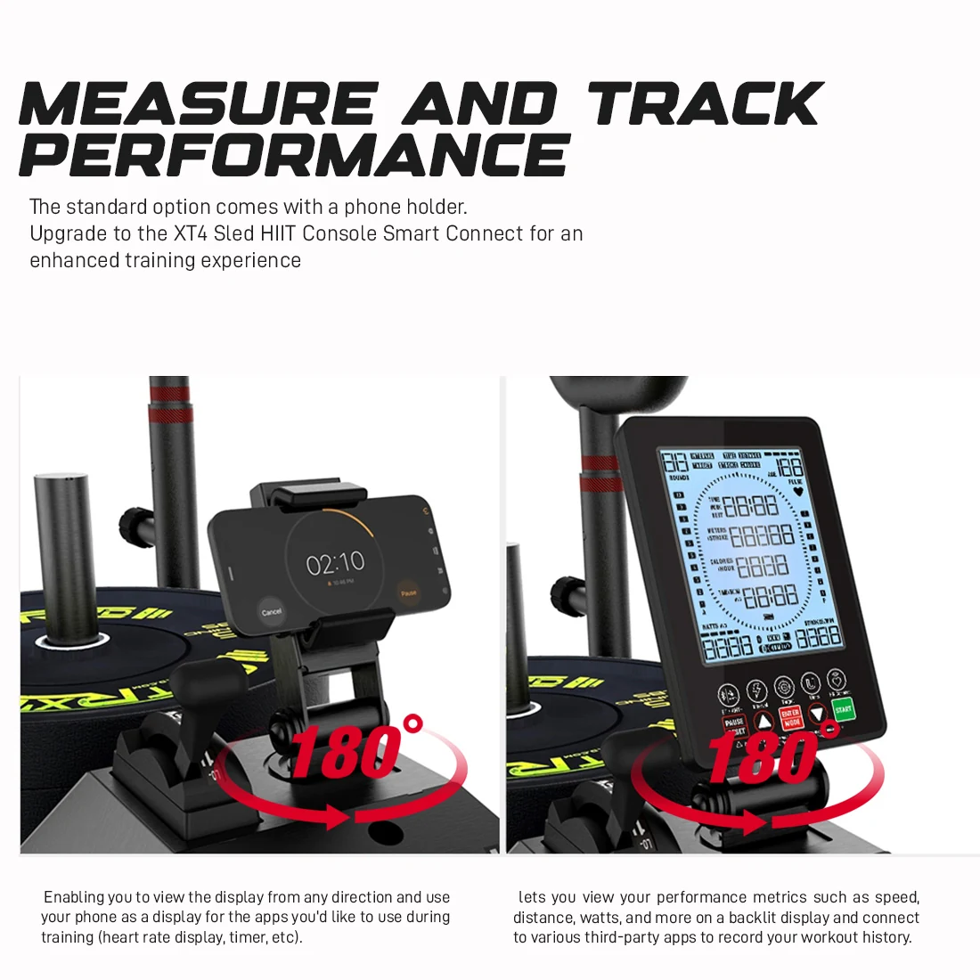 XEBEX XT3V2 Sled - detail view