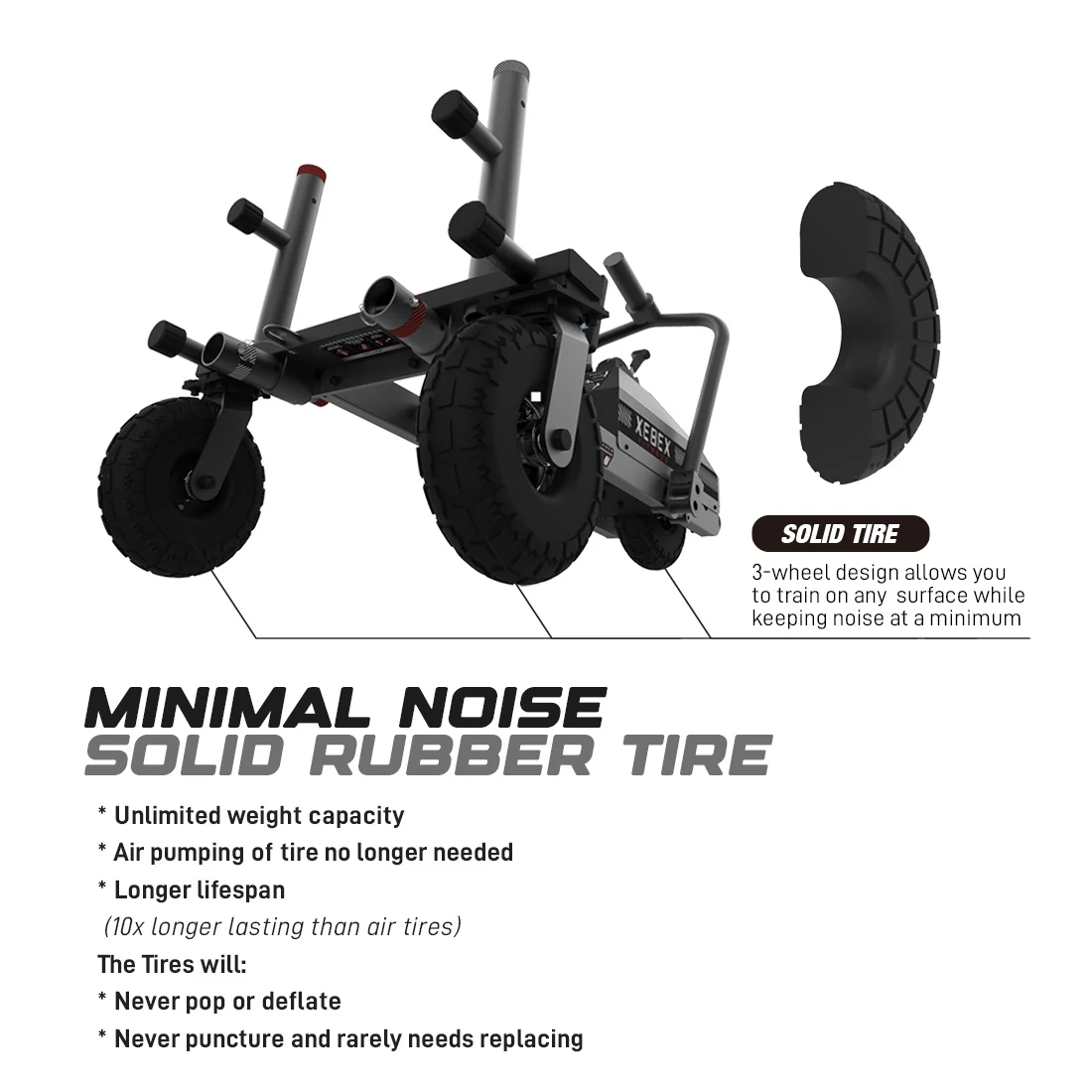 XEBEX XT4 Sled - detail view